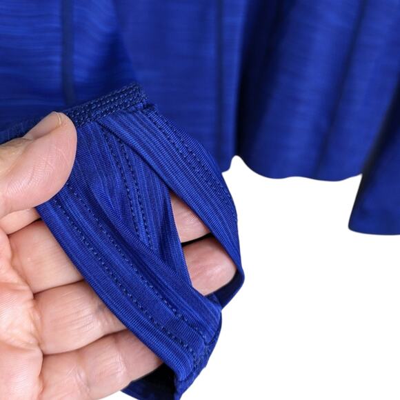 Coolibar Full Zip Sun Protection Jacket Womens XL Blue UPF Cover Up Thumbholes - Picture 4 of 9